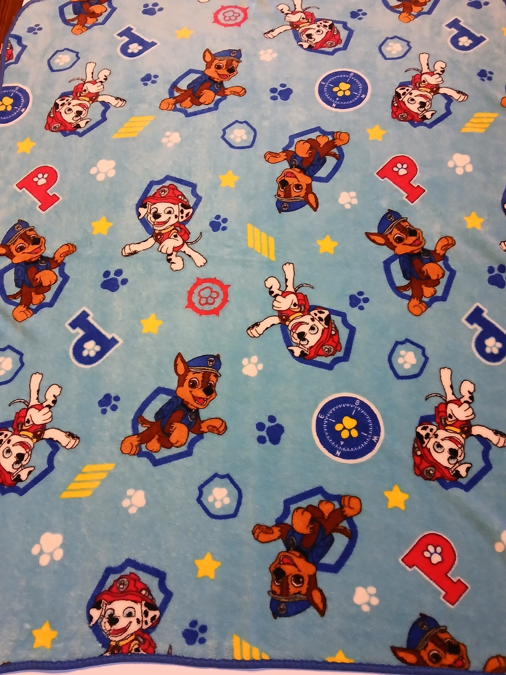 Paw Patrol Fleece Blanket Toddler Security Blanket By Nickelodeon